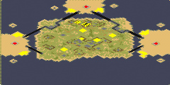 The Triangluar Tactics - Red Alert 2 Map Preview Image